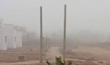 Emiten advertencia amarilla en el departamento Rosario Vera Peñaloza por fuertes ráfagas de viento