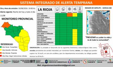 Difunden alerta preventivo por vientos y nevadas