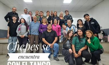 Chepes dio su primer paso al ritmo del tango con una exitosa clase abierta a la comunidad