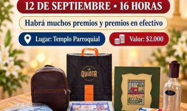 La Parroquia Purísima Concepción realizará un gran bingo a beneficio