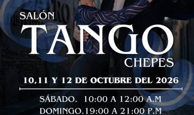 El tango vuelve a Chepes con nuevas clases intensivas y una propuesta para toda la comunidad