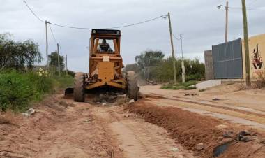 Chepes: realizan trabajos de limpieza y mantenimiento en distintos sectores de la ciudad