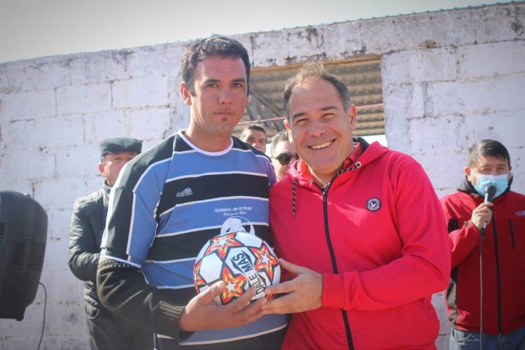 San Isidro: Dio inicio al Campeonato de Futbol de la Liga de Chepes al Sur.