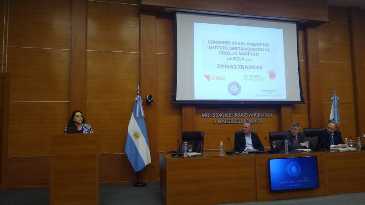 El Dpto. Rosario V. Peñaloza participo en el congreso anual argentino del instituto iberoamericano de derecho marítimo.