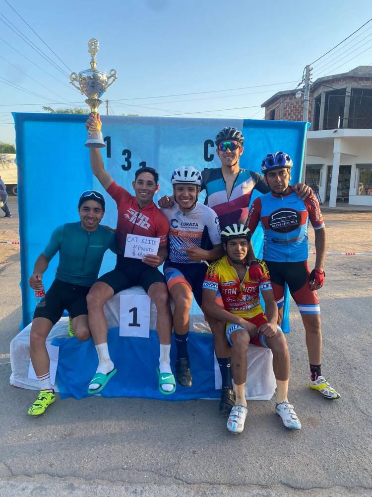 Ciclismo: En Chañar, David Argañaraz se quedo con la Copa Aniversario.