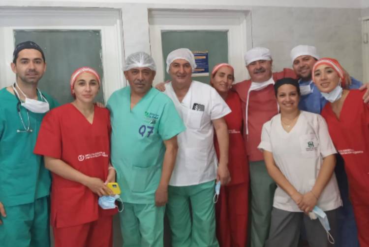 Primera cirugía en el nuevo quirófano de Chepes, salud trabaja para realizar cirugías en los hospitales zonales.