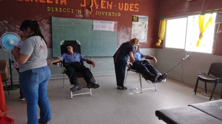 Chepes: Segunda jornada de donación de sangre en el CIC.