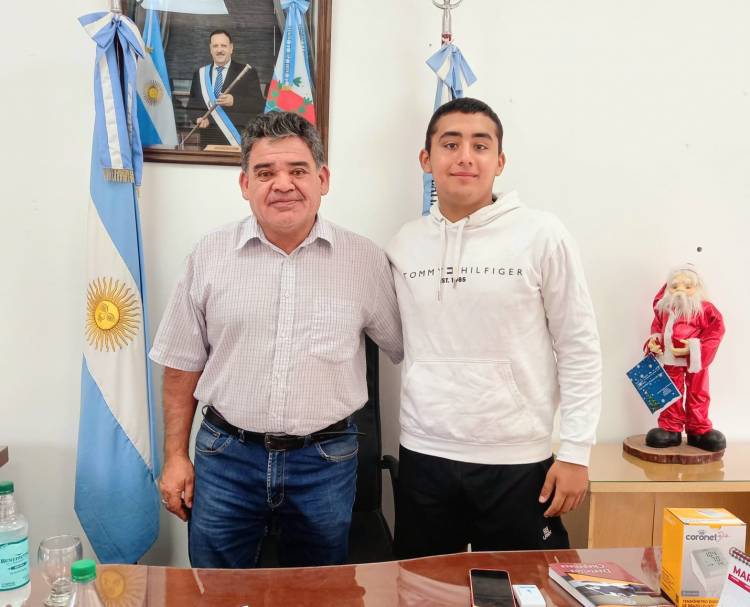 Talento Chepeño en Futbol: con acompañamiento del intendente municipal joven fue seleccionado en Ferro de Bs As.