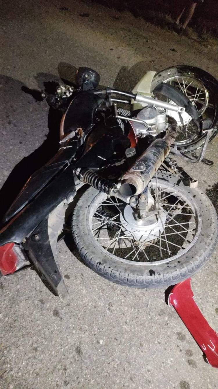 Chepes: Dos heridos en un choque entre motocicletas en Camino del Peregrino. 