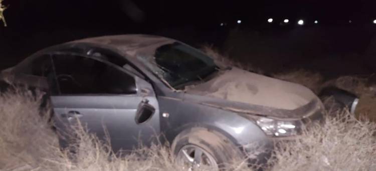 Conductor de un automóvil volcó en Aimogasta.