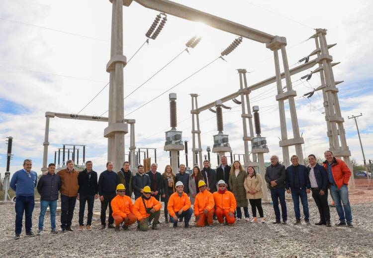 Avanza la obra de la Estación Transformadora de Olpas que mejorará el servicio de energía eléctrica en el sur provincial