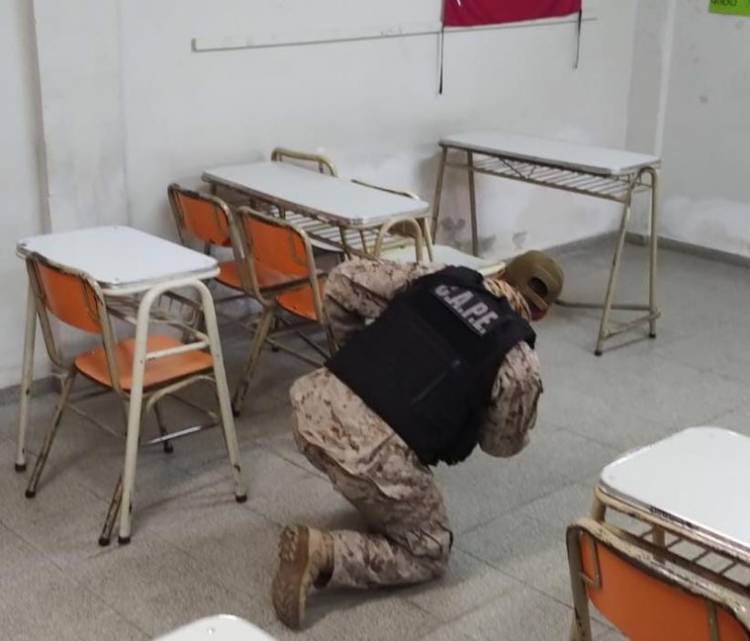 Suspendieron las clases en la Escuela Manuel Belgrano por amenaza de bomba