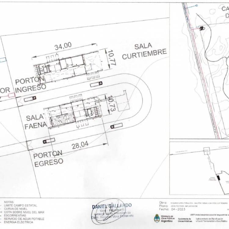 Desarrollo Industrial: firma de convenio para iniciar construcción de eco parque en Chepes