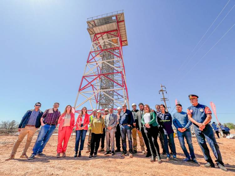 La Rioja: avanza la construcción de Estación Meteorológica, una obra para productores y pobladores
