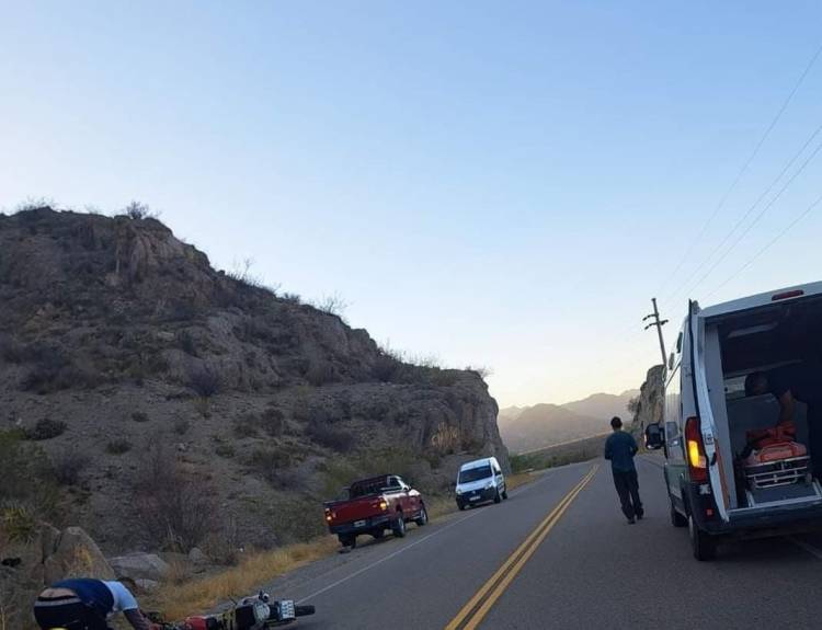 Falleció el motociclista que chocó contra el cerro por Ruta Nacional 78: estaba alcoholizado