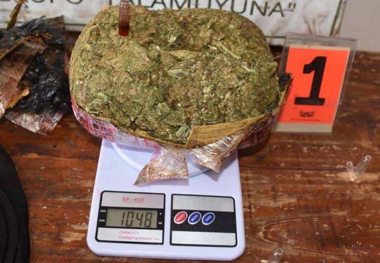 Gendarmería secuestró un kilo de marihuana de un micro que viajaba a Mendoza