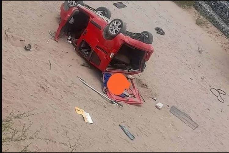 Tres personas murieron trágicamente al volcar con su camioneta en Caucete
