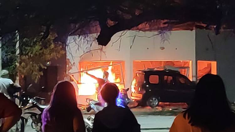 Chamical: fuerte explosión en una panificadora deja a un hombre herido