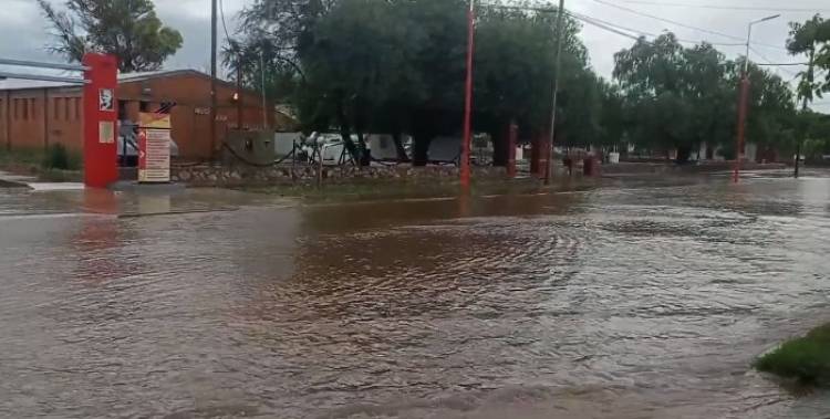 Registro de lluvias en localidades del Dpto. Rosario Vera Peñaloza