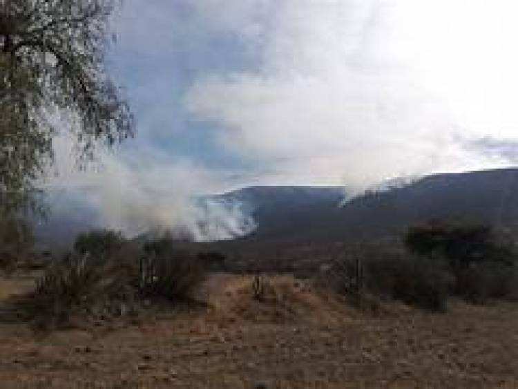 Incendio en el Cerro Negro Departamento Independencia