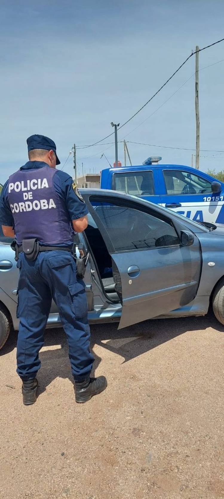 Olta: Secuestran un auto por un robo en Villa Dolores