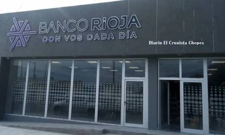 Chepes: Banco Rioja no atenderá al público este viernes