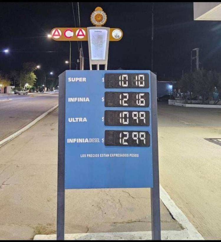 Aumentos de los combustibles: Así quedaron los nuevos precios en Chepes