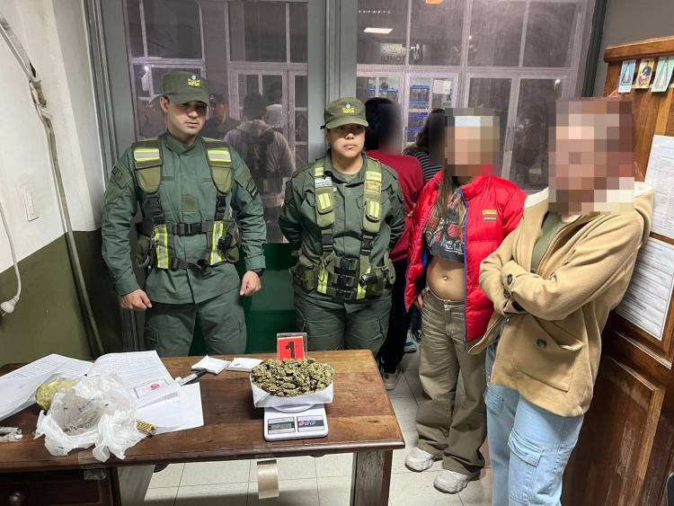 Gendarmería encontró dentro de una encomienda 362 gramos de marihuana