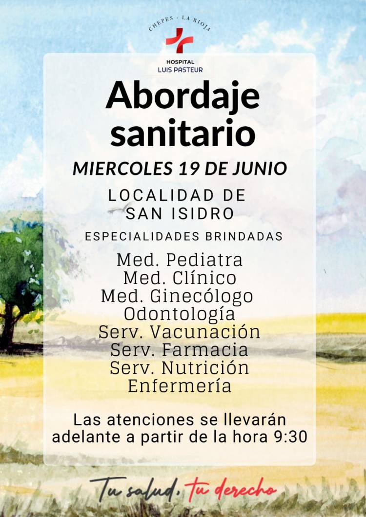 San Isidro: Se realizará un abordaje sanitario a raíz del aumento de casos de gripe