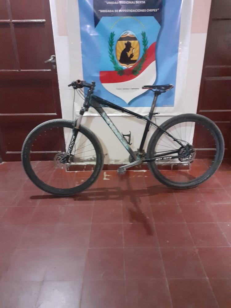 Chepes: La Policía recuperó una bicicleta que había sido robada