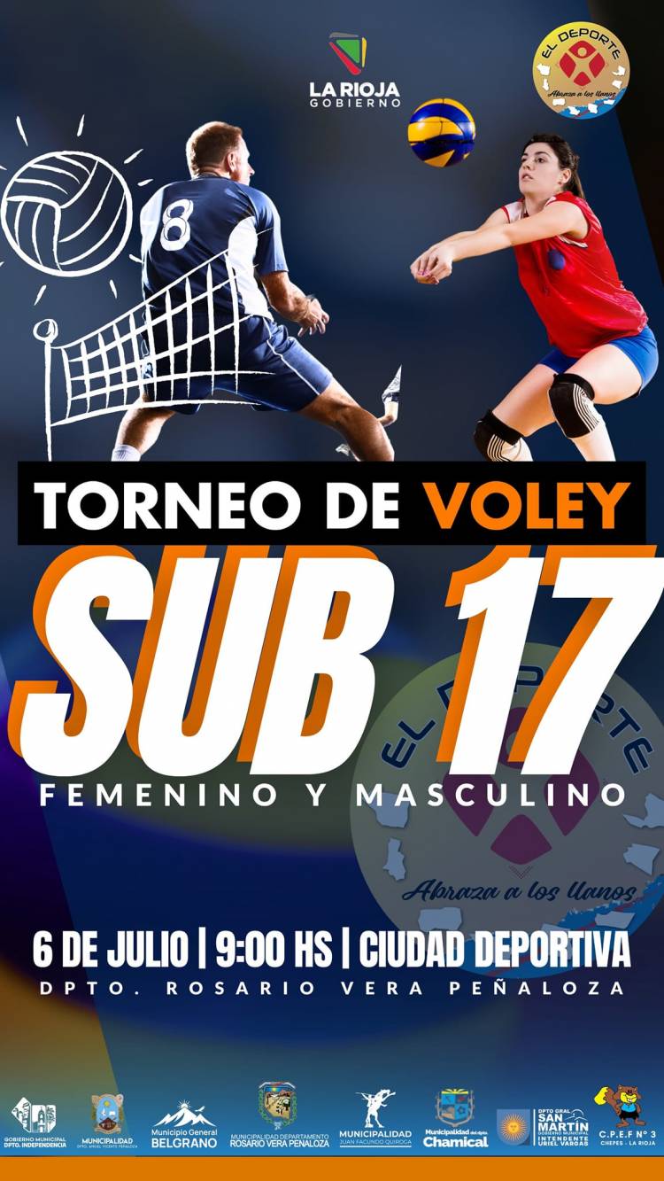 Torneo de Voley sub 17: el deporte abraza los llanos