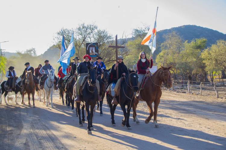 Villa casana: se celebró junto a vecinos las fiestas patronales en honor a nuestra Señora del Carmen