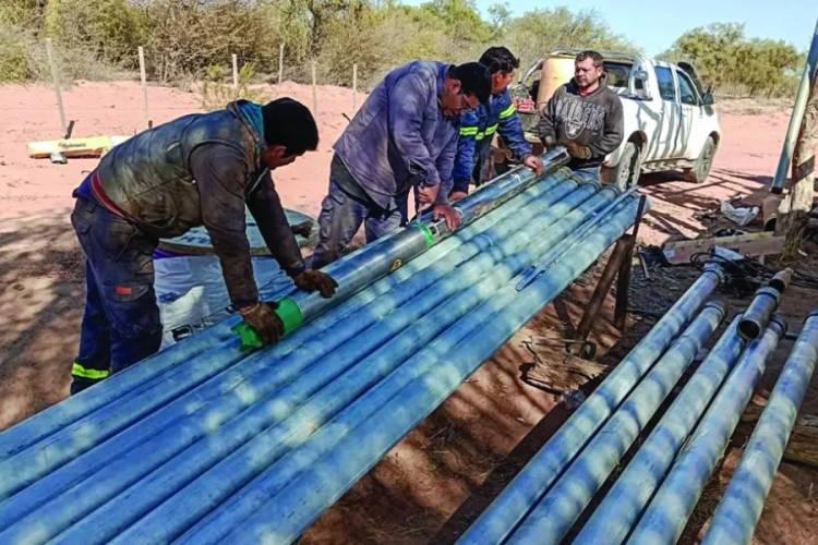 El Ministerio de Agua habilitó una perforación en Patquía