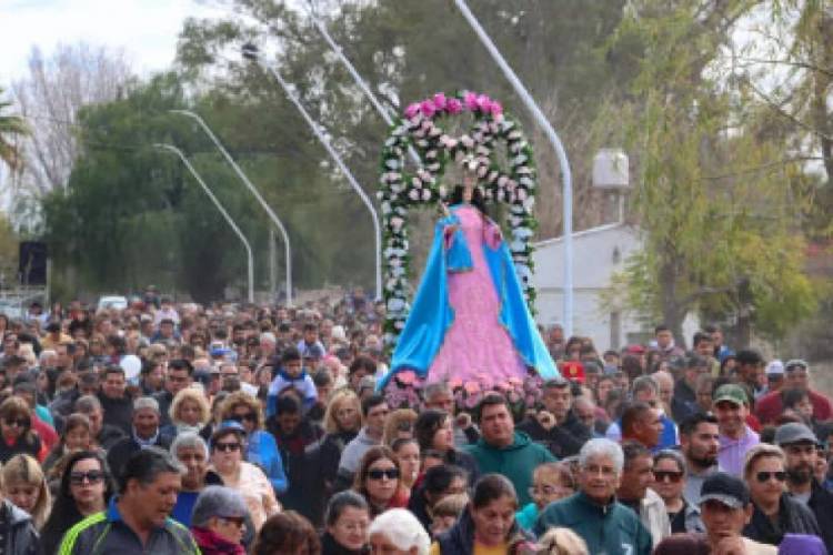 Emotiva celebración de la Patrona de Los Llanos Riojanos