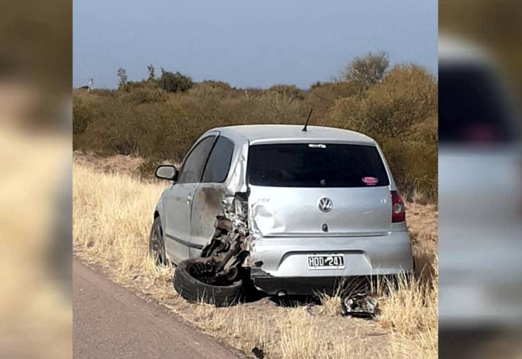 Chepes: Choque entre un camión y un auto por Ruta N°29