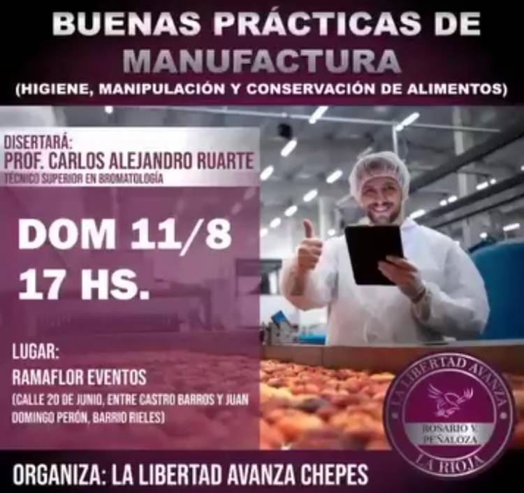 Chepes: charla informativa organizado por la Libertad Avanza del Departamento RVP