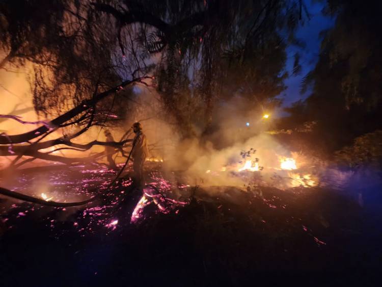 Chepes: chocaron camión de los Bomberos Voluntarios cuando iba a combatir un incendio