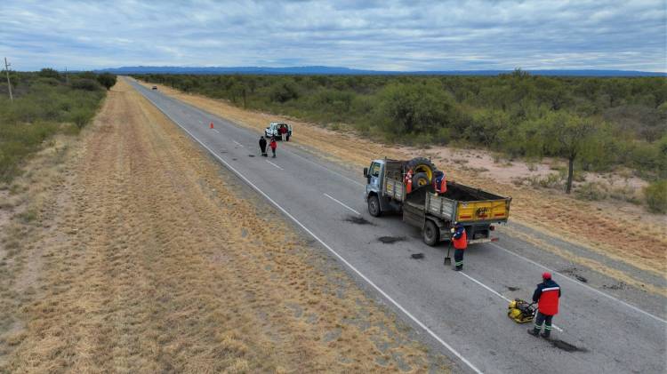 Vialidad realiza trabajos de recuperación en Ruta Nacional 141