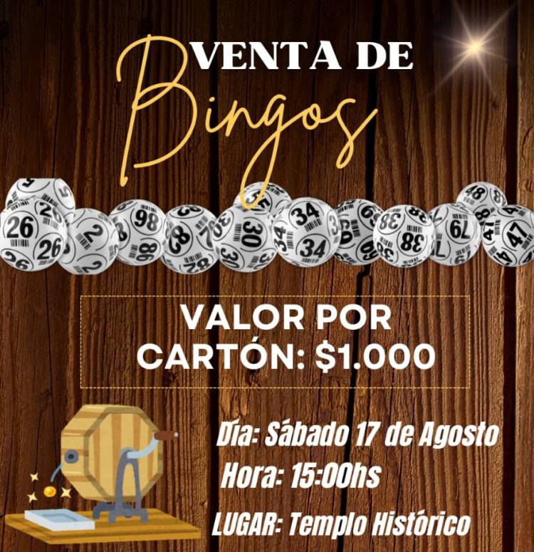 Chepes: Gran Bingo organizado por la Parroquia Purísima Concepción