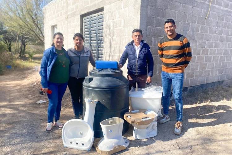 Chamical: Municipio ajecuta el programa federal “Mi baño”