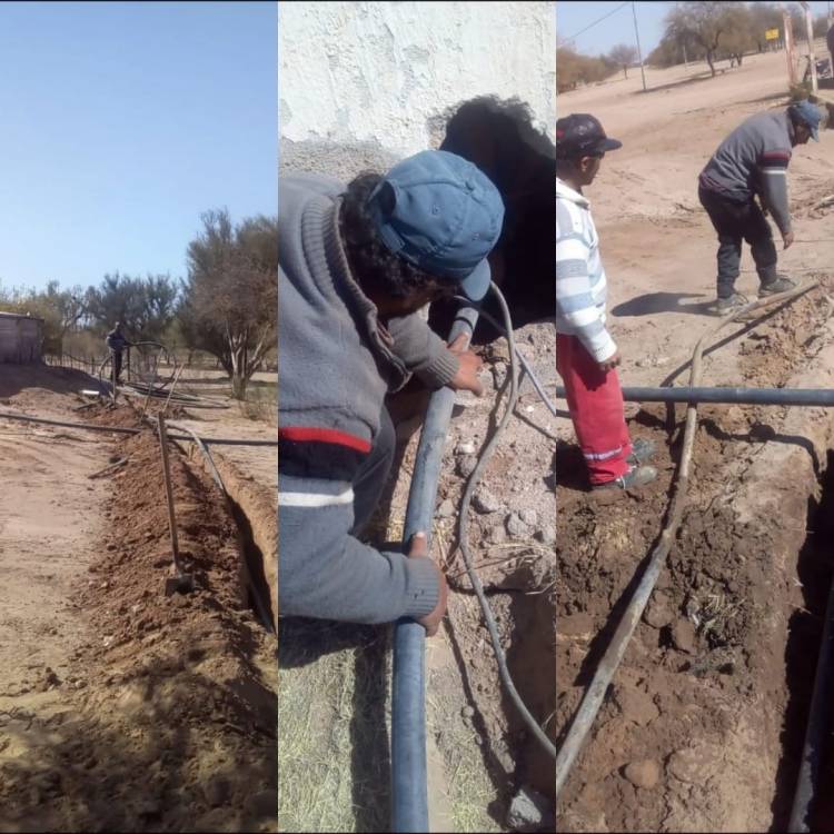 La Paz, Valle Hermoso y Las toscas: trabajos de mantenimiento de acueductos en el interior