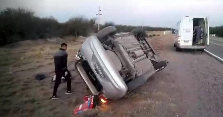 Accidente en ruta 38, cerca de las 20 hs de este viernes 6/09, pasando Punta de los Llanos