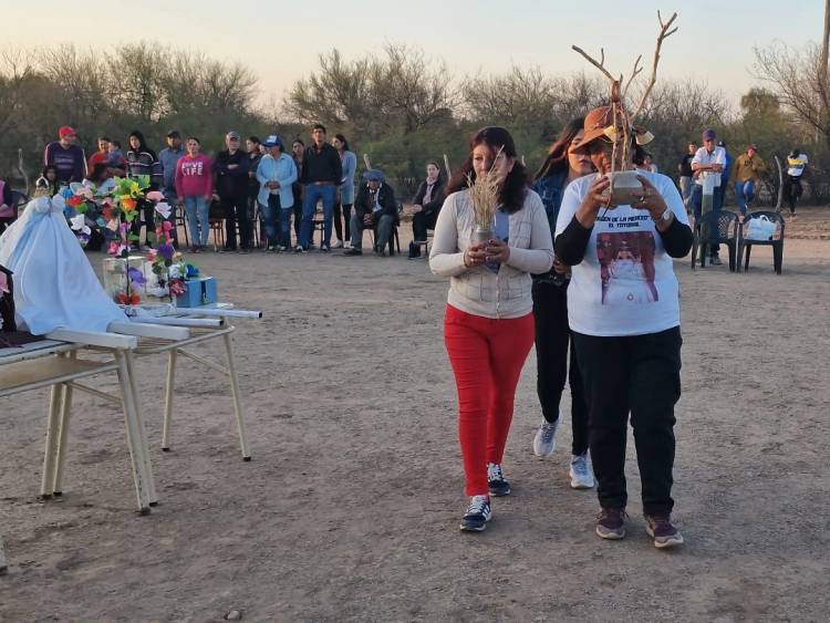 El Totoral: encuentro de imagenes religiosas e inicio de la Novena de la Virgen de la Merced