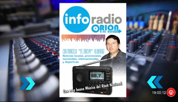 "InfoRadio" Por Orion FM 88.7 MHz.