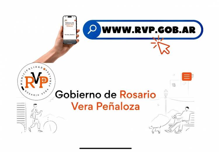 Chepes: se presentó la página web oficial del municipio Rosario Vera Peñaloza