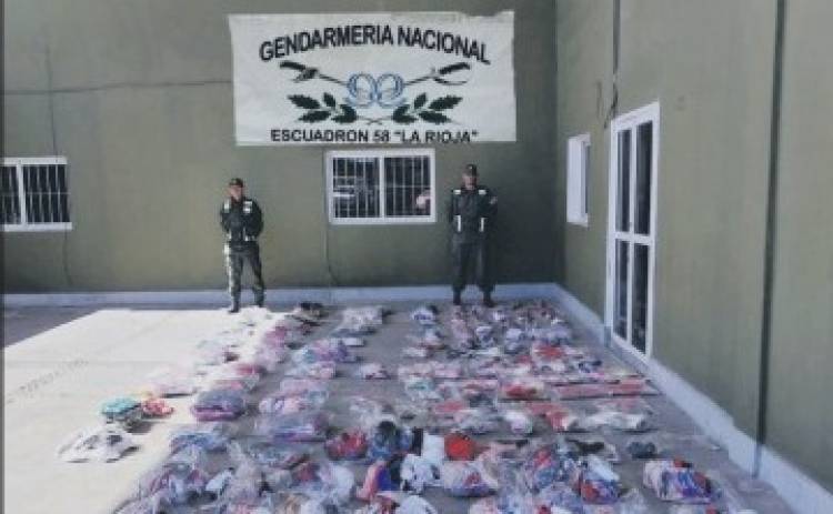 Secuestran mercadería de contrabando valuada en más de 11 millones de pesos