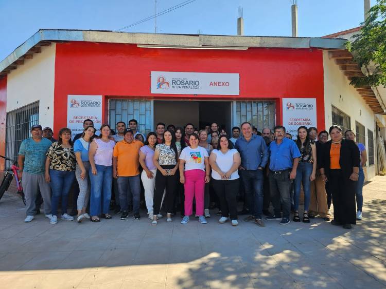 Chepes: Inauguración del Anexo del Municipio Rosario Vera Peñaloza