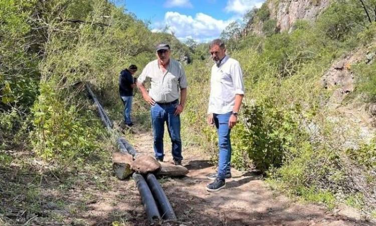 Chamical: Aguas Riojanas está trabajando para solucionar los daños ocasionados por el temporal