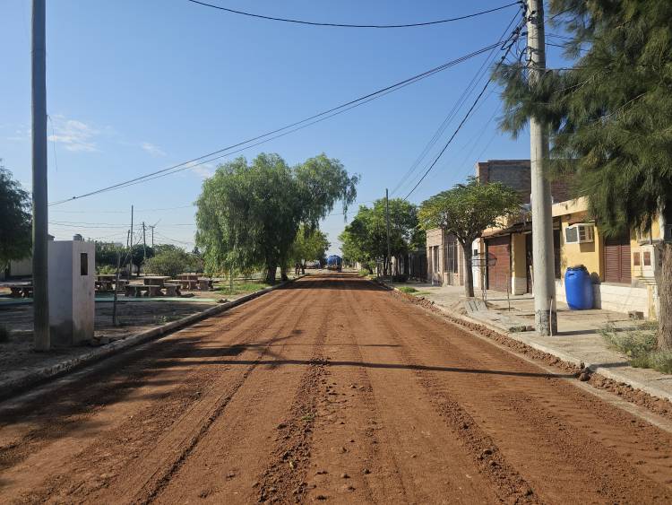 Chepes: Iniciaron trabajos de reacondicionamiento de calles