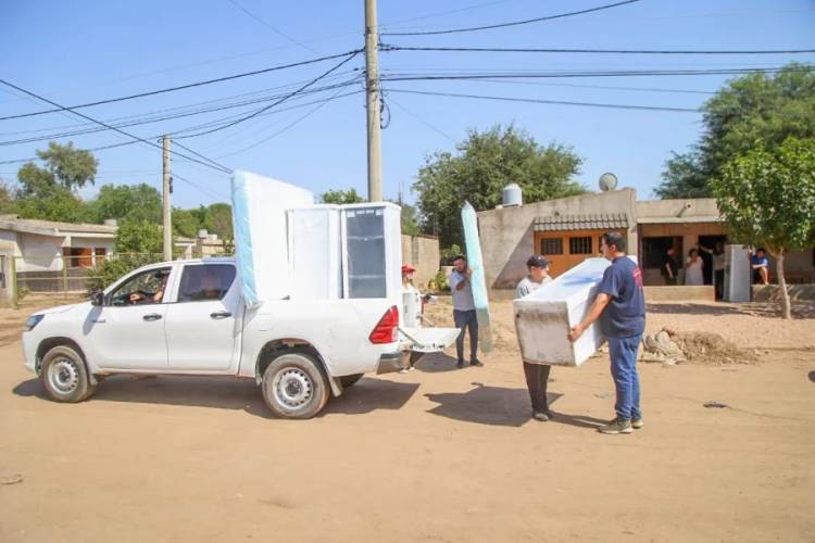 El Gobierno de La Rioja continúa con soluciones para que las familias afectadas en Chamical 